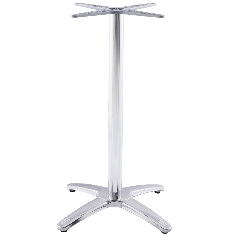 'CHIKO' 110 chrome-plated metal table leg for indoor and outdoor