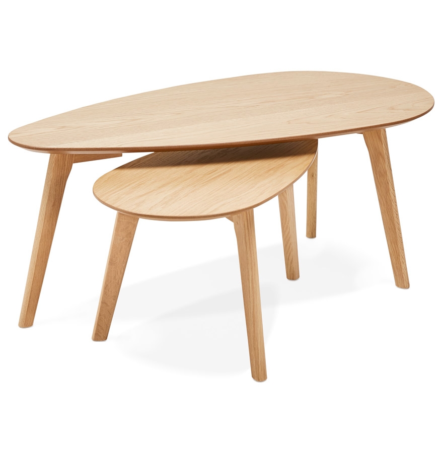 Alterego coffee table STOKOLM frame colour natural table top natural
