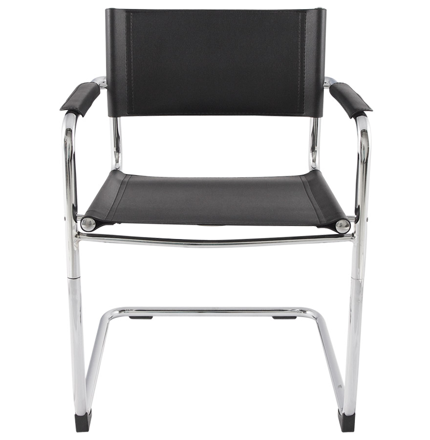 'KA' black welcome / visitor chair for office or meeting room