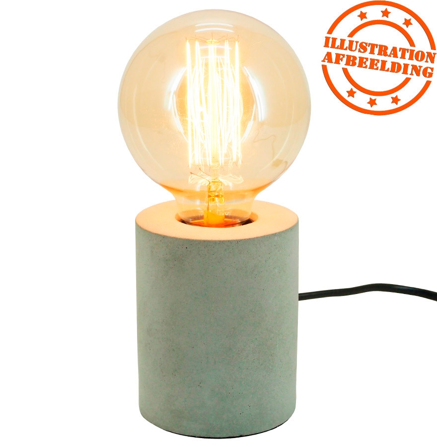 Alterego table lamp NIGRI colour grey