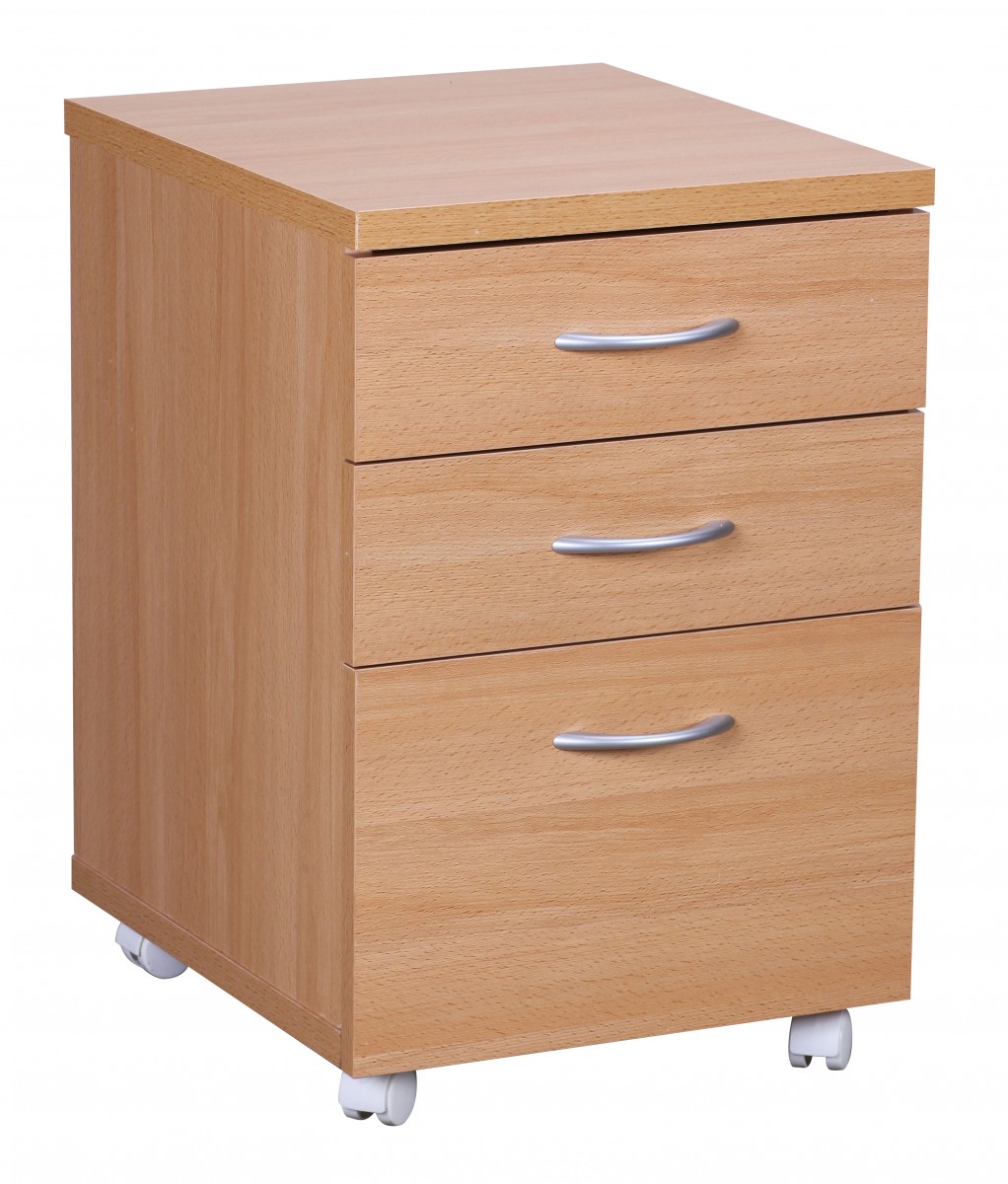 Container ottawa 40 x 60 x 45 cm base cabinet with castors beech