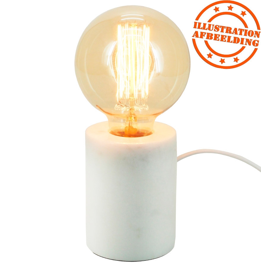 Alterego table lamp NIGRI colour white