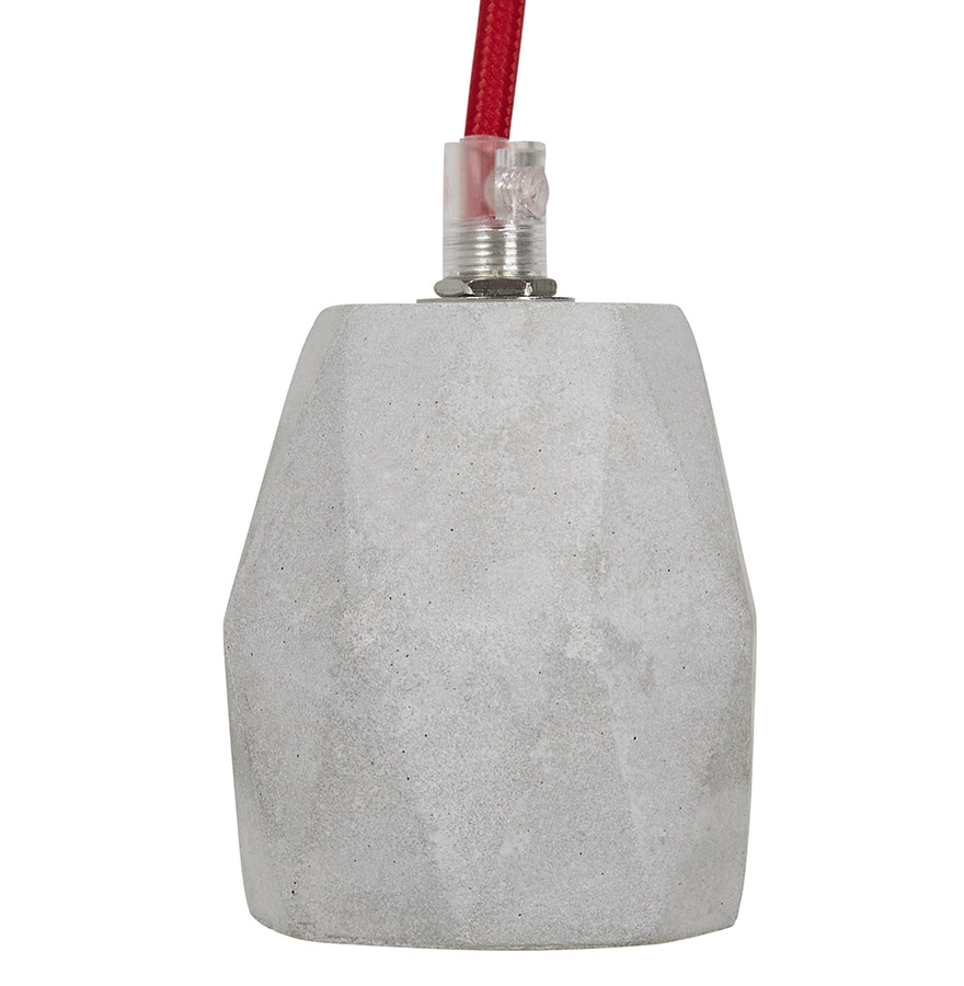 Alterego hanging light SOKET CONCRETE colour grey