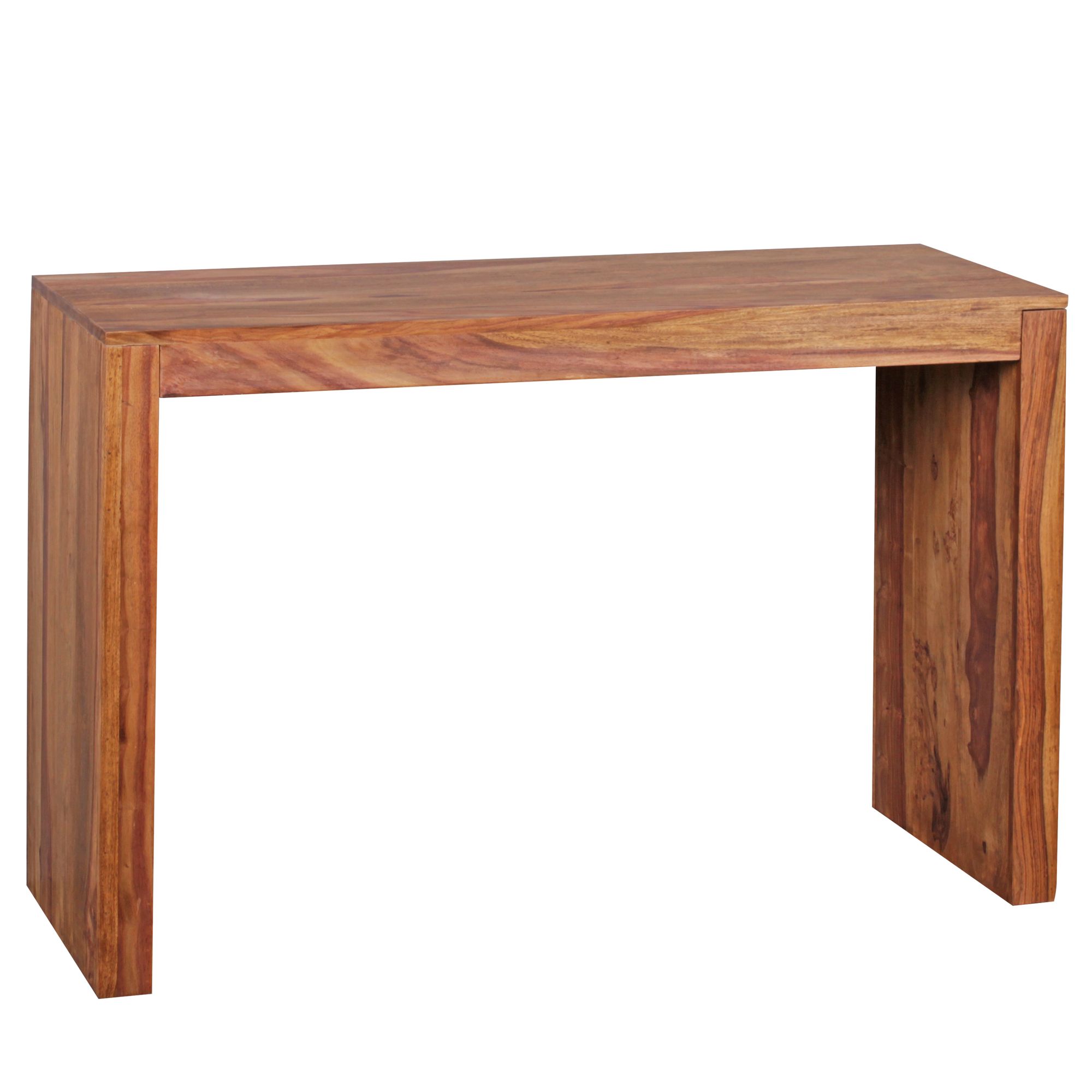Console table solid wood sheesham console desk 115 x 40 cm cottage style work table natural wood modern