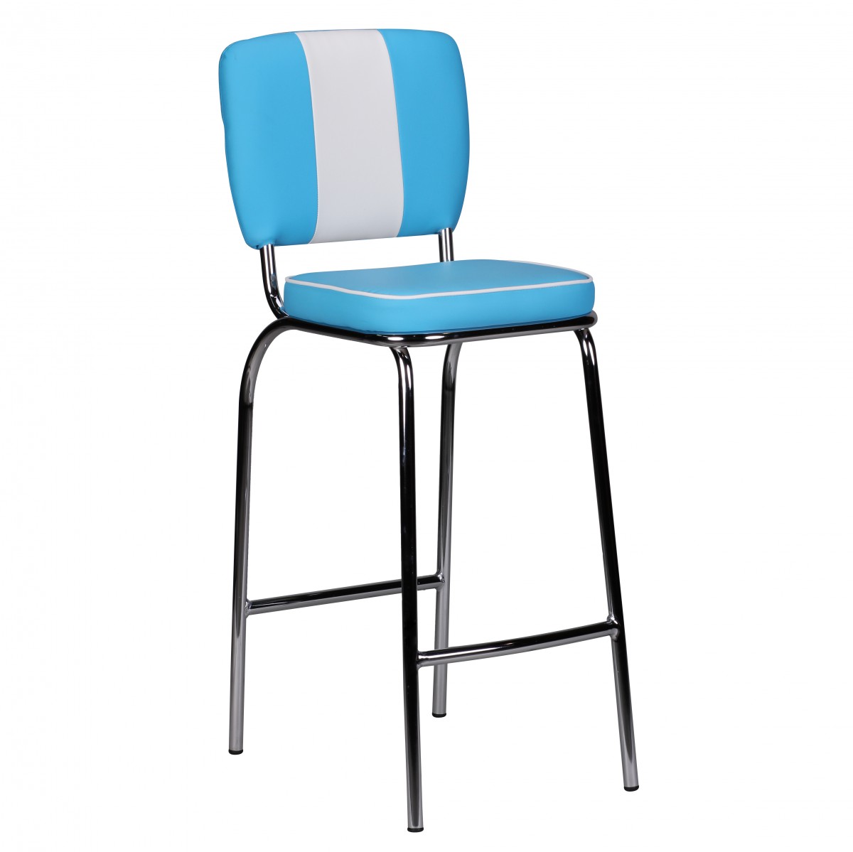 American diner 50s retro blue white