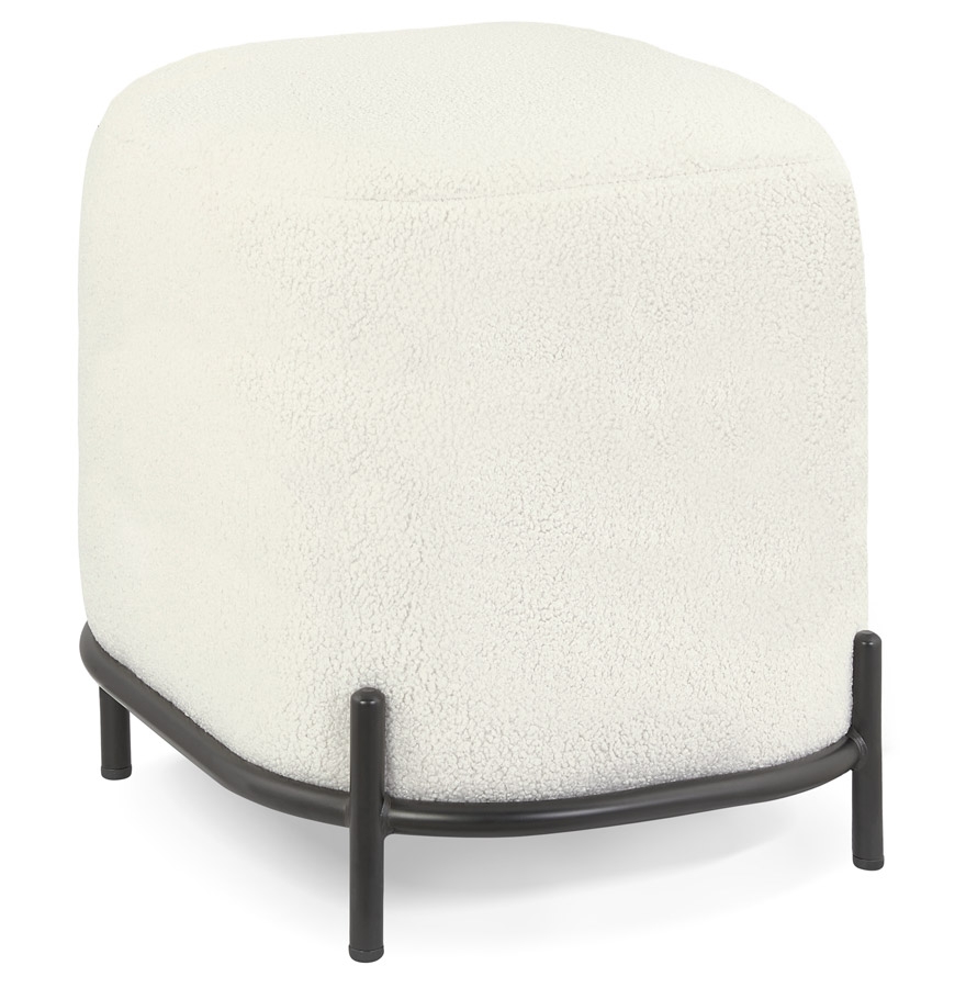 Alterego Stool ORSO Frame Color Black Seat Natural