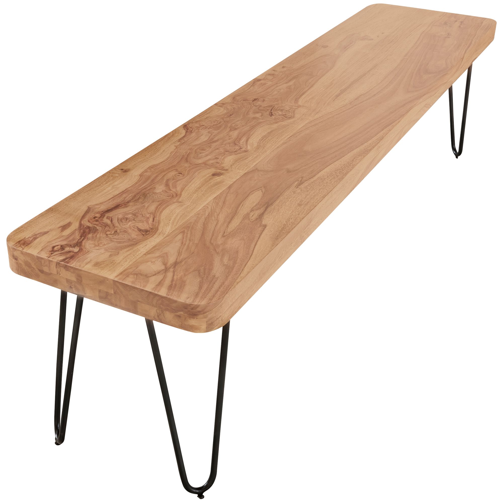 BAGLI Dining Bench | Solid Acacia Wood Natural | 120 x 45 x 40 cm