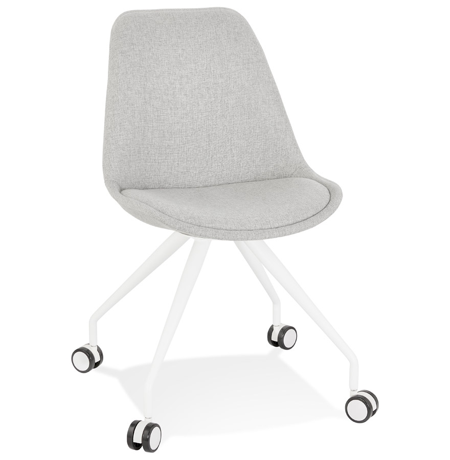 Alterego office chair SNAP frame colour white seat grey