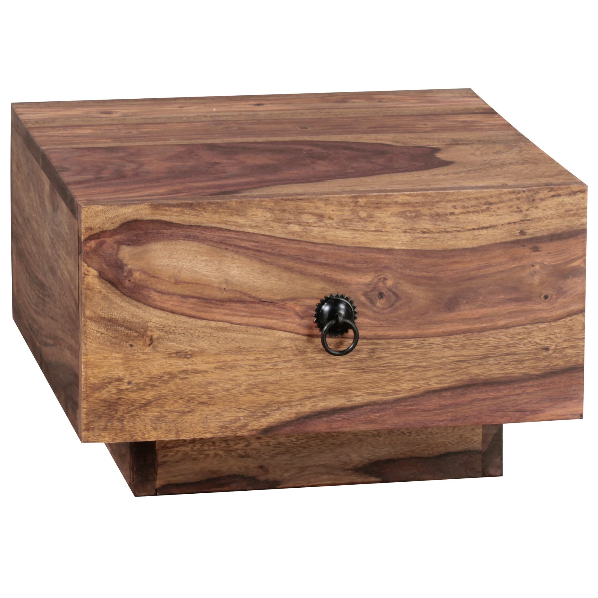 Design bedside table mumbai solid wood sheesham 40x40x25 cm