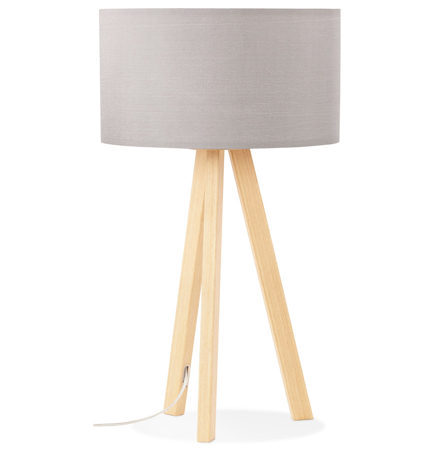 Alterego Table Lamp SPRING Frame Colour Natural Colour Grey