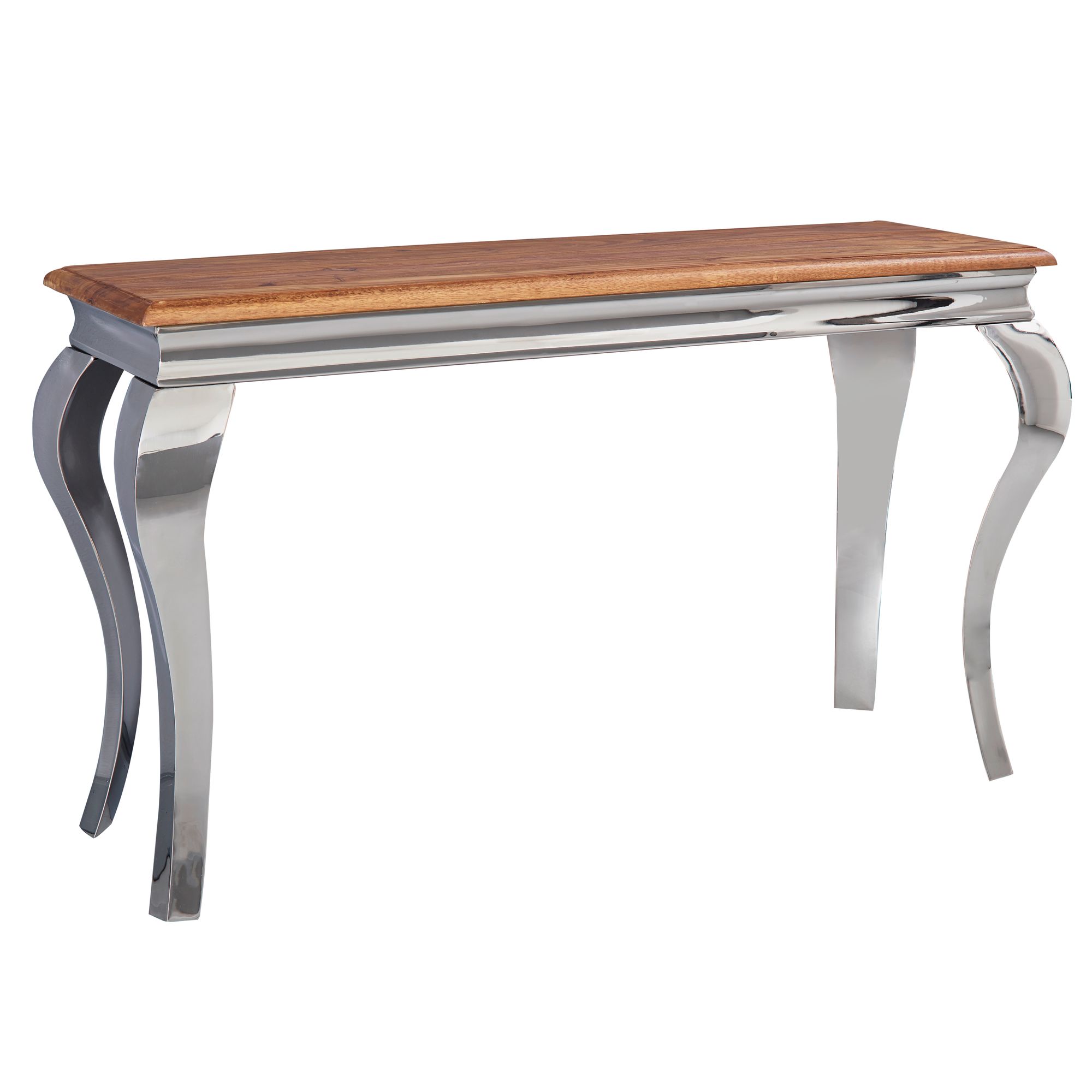 Console  sheesham solid wood / metal 130x76.5x42 cm hall table