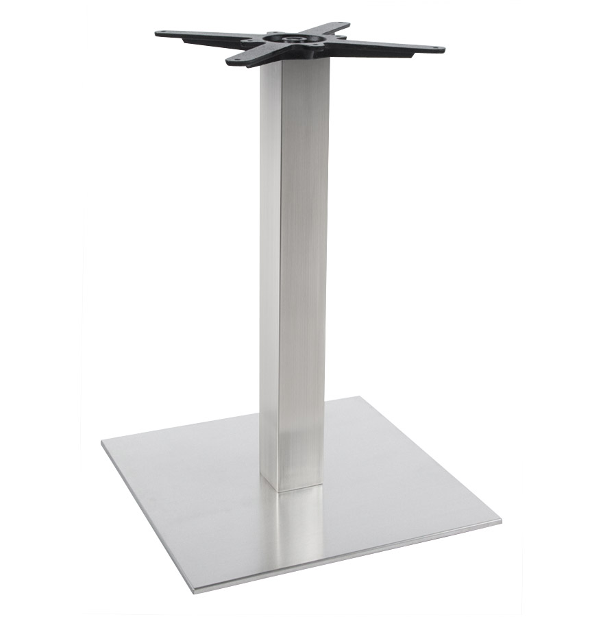 'KARO' 75 Brushed Steel Table Leg