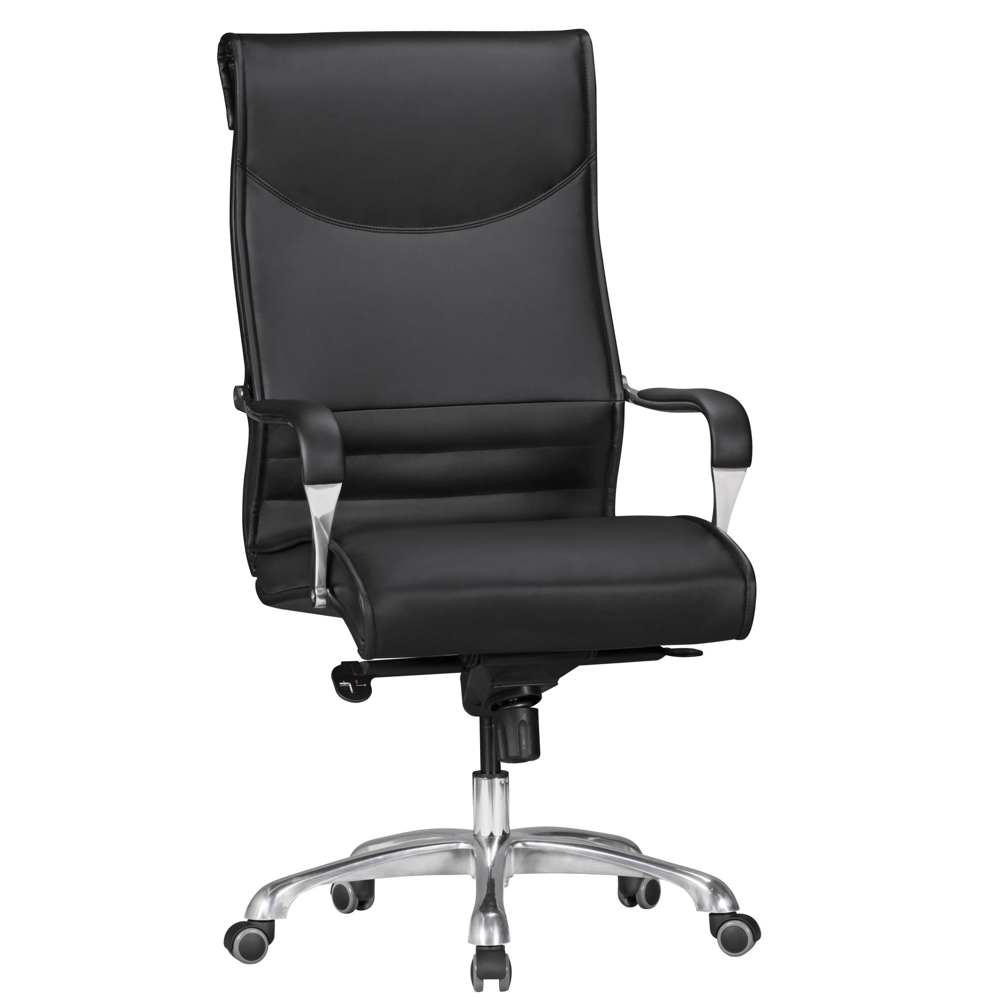BIGBOSS XXL Chair Black Synthetic Leather | Adjustable Height 120-126 cm | Max Load 150 kg