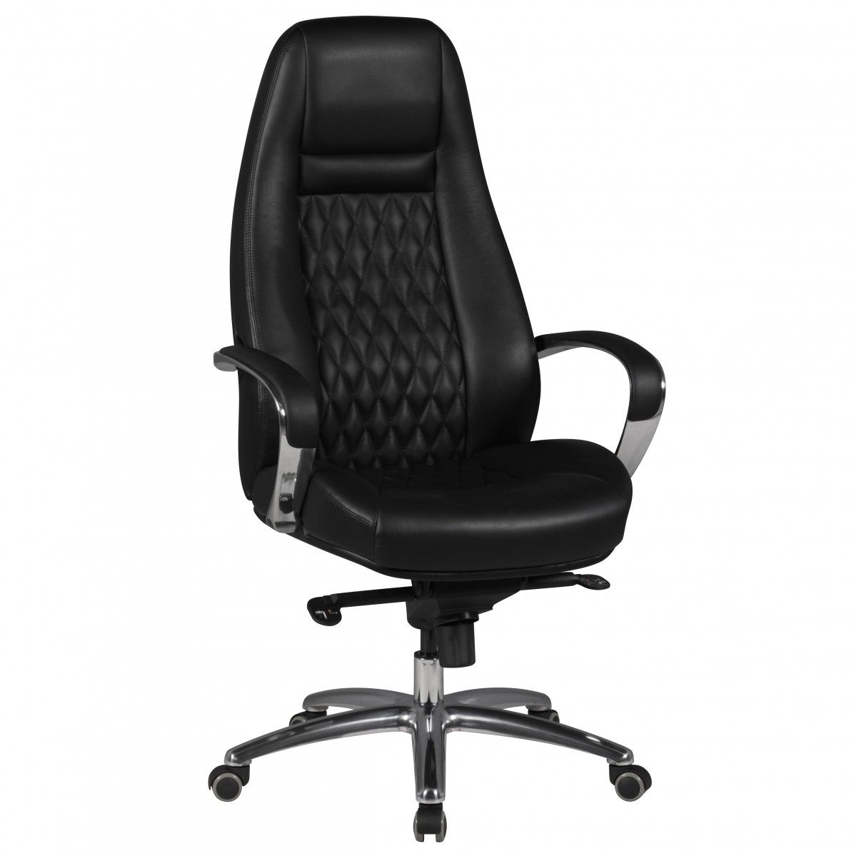AUSTIN Office Chair Genuine Leather Black | 68x50 cm | Height 120-130 cm