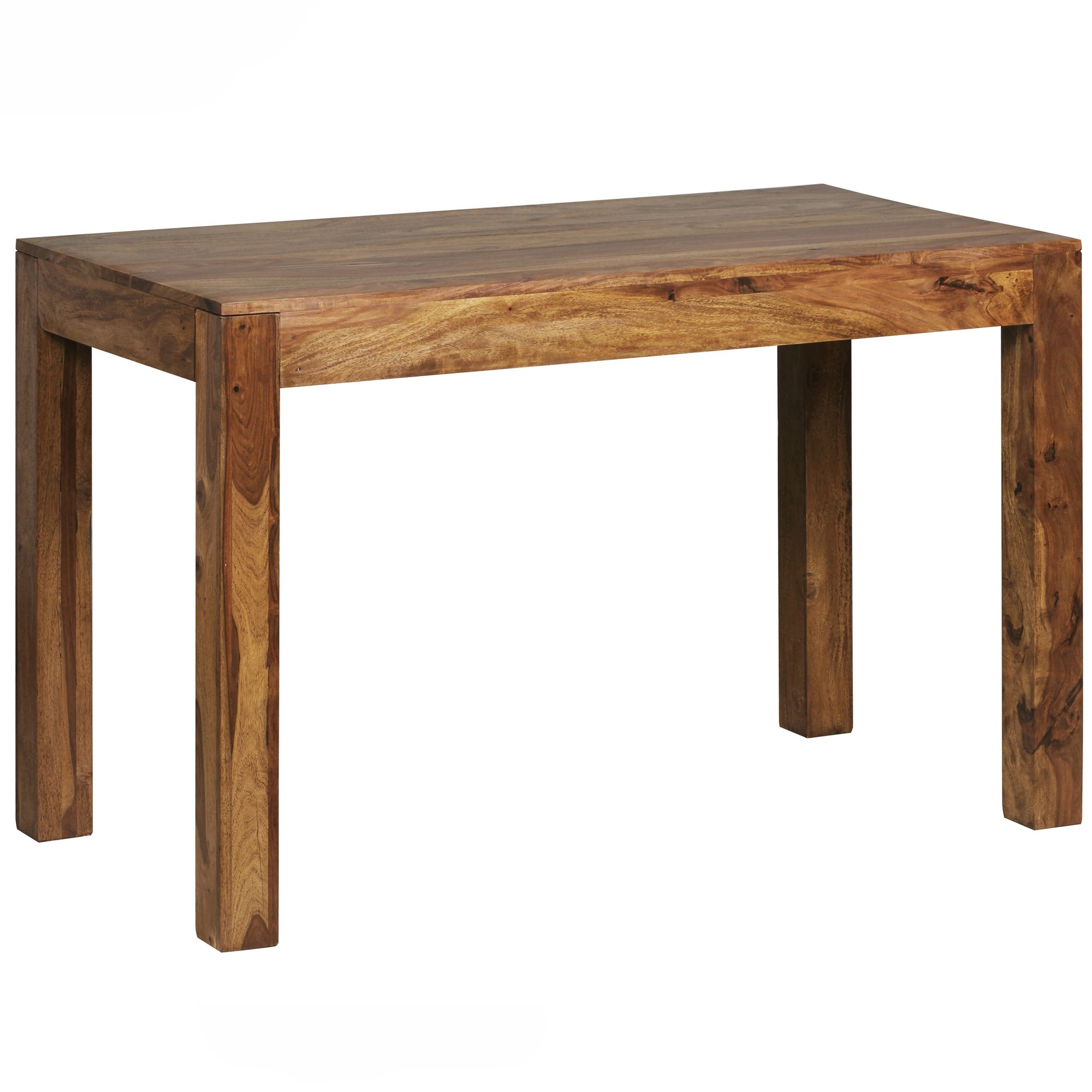 MUMBAI Dining Table Solid Sheesham Wood Dark Brown 120 x 60 cm | 4 Legs