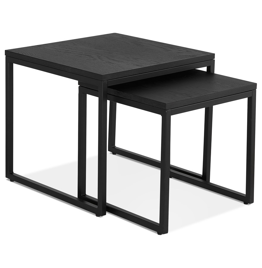 Alterego Coffee Table MOMA Frame Color Black Tabletop Black