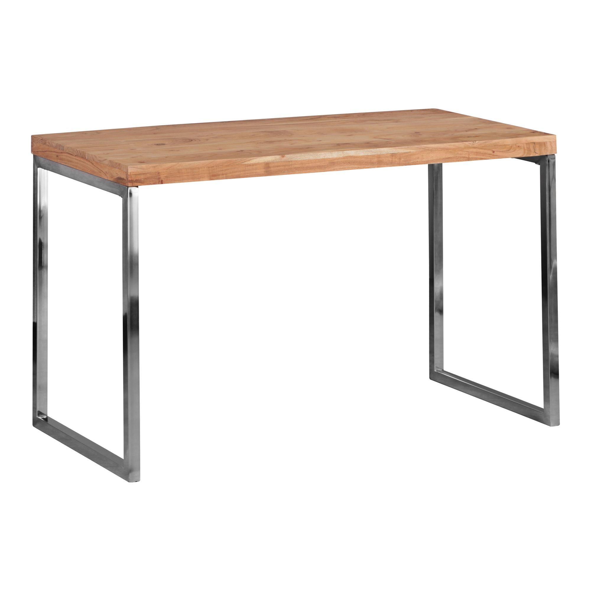 GUNA Solid Acacia Wood Desk | Dark Wood Color | 120 x 60 x 76 cm
