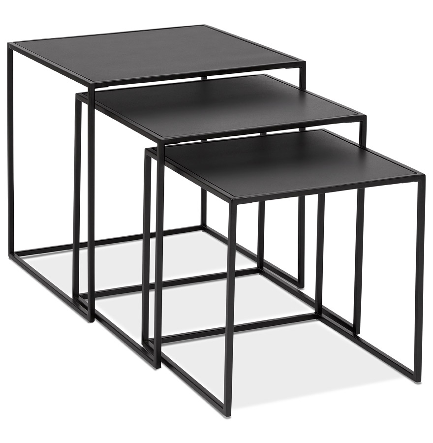 Alterego Coffee Table BAGGY Frame Color Black Tabletop Black
