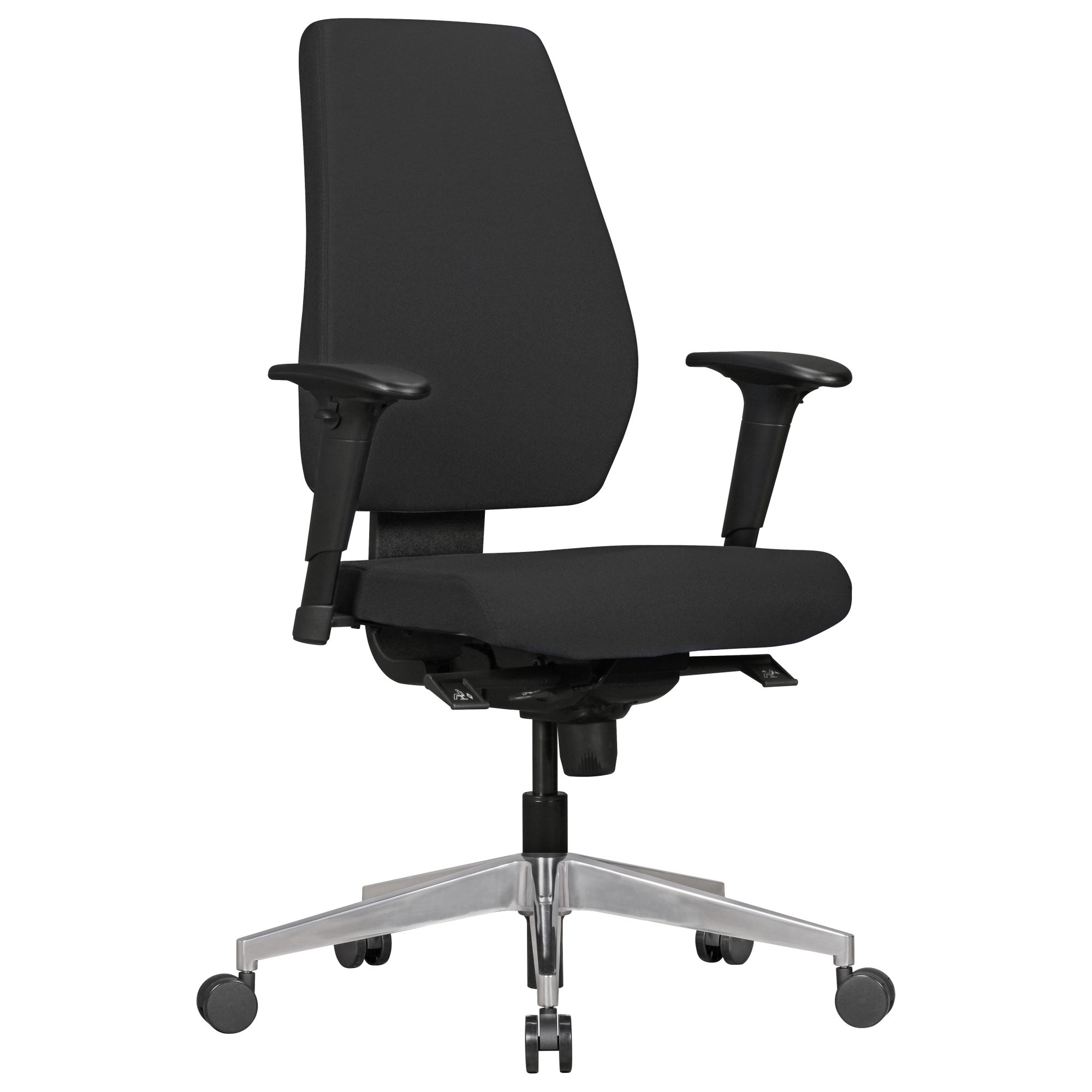 DARIUS Office Chair | Black Fabric | Height 101-119 cm, Width 63 cm, Seat Depth 47 cm