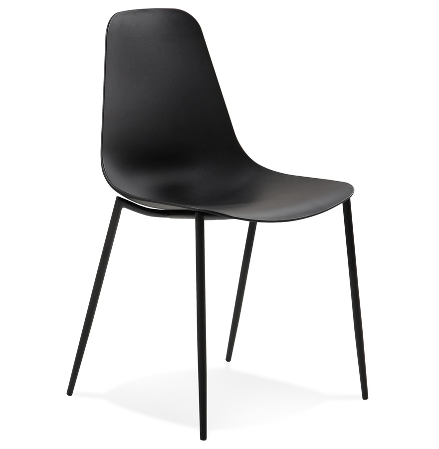 Alterego chair FELIZ frame colour black seat black