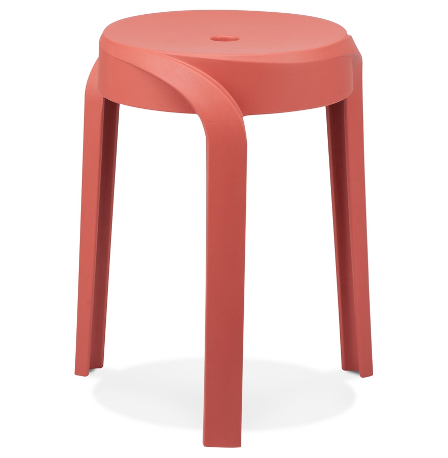 Alterego stool POMPA frame colour red seat surface red