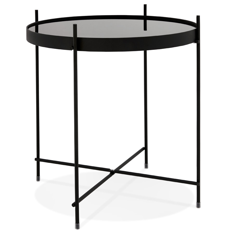 Alterego Coffee Table KOLOS SMALL Frame Colour Black Tabletop Black