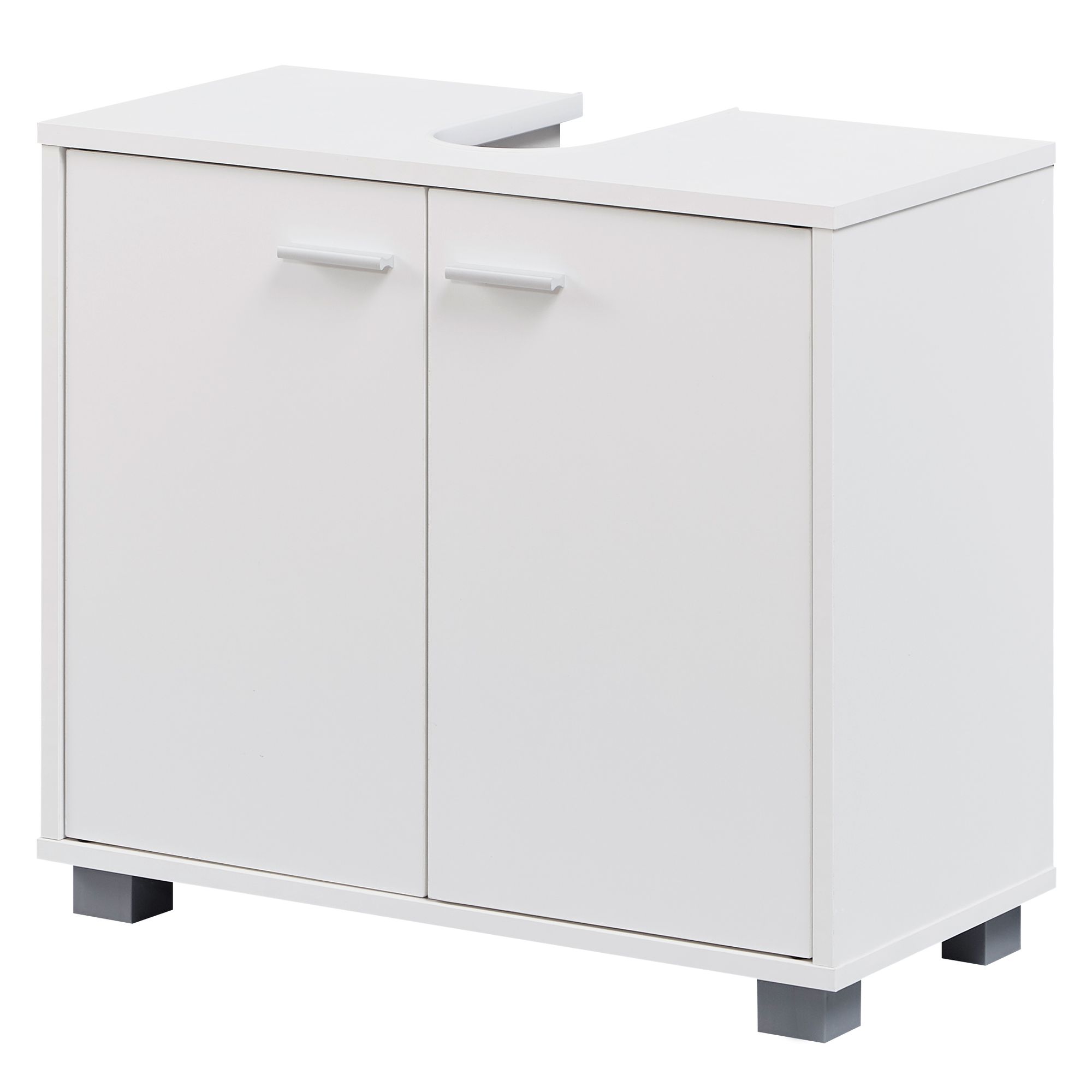 Design vanity cabinet wl1.344 bathroom cabinet with 2 doors white